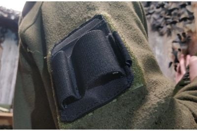 Viper Velcro Accessory Holder Patch (Black) - Detail Image 2 © Copyright Zero One Airsoft